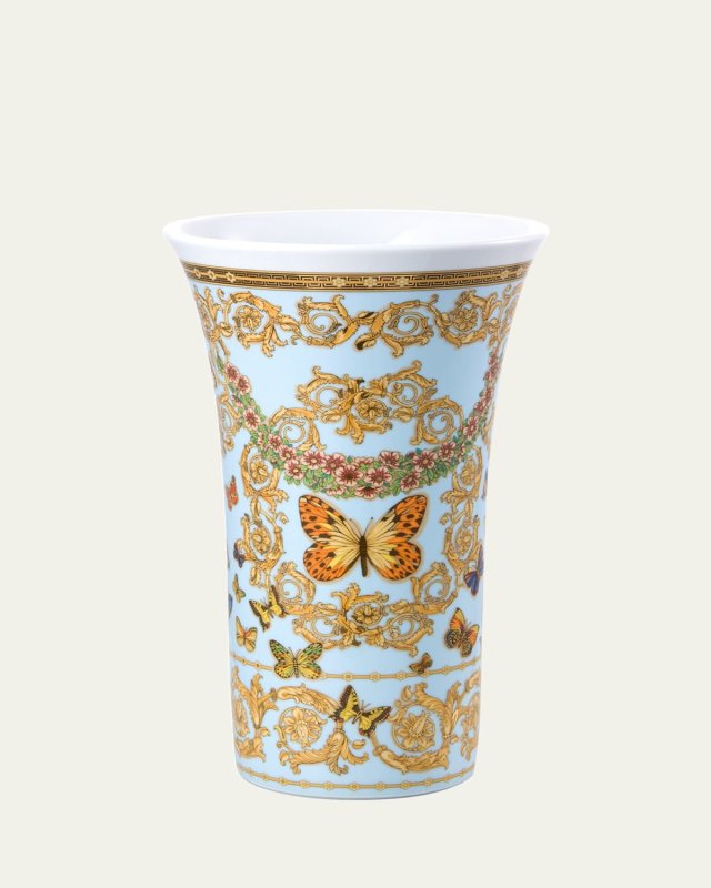 Butterfly Garden 13.5" Vase